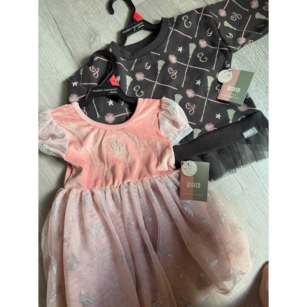 WICKED 2T New toddler girls bundle dress‎ and sweater top Glenda